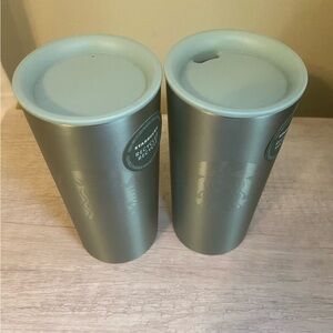 Starbucks 100% Recycled Stainless Steel Tumbler with Sea Green Lid